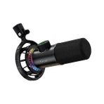MarkEntegra Fıfıne USB Oyun Mikrofonu, Pc Için Rgb Dinamik Mikrofonlar, Sessiz Düğmeli, Tak ve Çalıştır Kardioid Mikrofon, 16BIT/48KHZ ve 3,5 mm Kulaklık Jakı, Podcast, Akış Için - K658