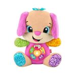MarkEntegra Fisher-Price Bebekler Için Eğitici Oyuncak, Eğlen ve Öğren Yaşa Göre Gelişim Köpekçiğin Kız Kardeşi Pembe, 6 Ay ve Üzeri Bebekler Için Müzikli Pelüş Oyuncak, JFD34