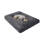 MarkEntegra Jungolica Max Köpek Yatağı Antrasit - Ultra Yumuşak Peluş Kumaş, Nefes Alabilen Yapı, Sakinleştirici Konfor, Kaydırmaz Taban - Kedi ve Köpek Minderi (Medium)