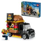 MarkEntegra LEGO City Hamburger Kamyonu 60404-5 Yaş ve Üstü Kız ve Erkek Çocuklar Için Satıcı Mini Figürü ve Aksesuarlar Içeren Araç Yapım ve Mutfak Oyun Seti, Çocuklar Için Yaratıcı Hediye Fikri (194 Parça)