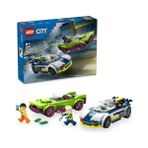 MarkEntegra LEGO City Polis Arabası ve Spor Araba Takibi 60415-6 Yaş ve Üzeri Çocuklar Için Polis Minifigürü Içeren Yaratıcı Oyuncak Yapım Seti (213 Parça)
