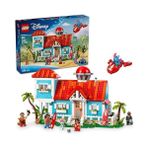 MarkEntegra LEGO Disney Lilo ve Stiç Plaj Evi 43268-9 Yaş Üzeri Prenses Seven Kız ve Erkek Çocuklar Için 6 Odası ve Çatı Gözlemevi Olan Uzay Gemisi ve 5 Minifigür Içeren Yaratıcı Oyuncak Yapım Seti (834 Parça)