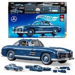 MarkEntegra Mattel Mega Hot Wheels Koleksiyona Uygun Yarış Arabası Yapı Oyuncağı, 1500 Parçalı, Metal, 1:12 Ölçekli, Gri Renkli Mercedes-Benz 300 Sl Modeli, HWW25