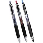 MarkEntegra Mavi Siyah Kırmızı Pilot Kalem 3 Adet Uniball Signo Micro 207 0.5 mm Roller Uç Kalem UMN-207 Inci Uçlu Likit Mürekkepli - 41 Delft Blue