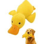 MarkEntegra Ördek Şeklinde Peluş Köpek Oyuncağı, Sesli ve Hışırtılı, Yumuşak ve Dayanıklı