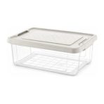 MarkEntegra Orret Home Kilitli Saklama Kabı Şeffaf Organizer Pp Plastik Gıda Saklama Kabı Kapaklı Sızdırmaz Buzdolabı Düzenleyici Istiflenebilir Çok Amaçlı Saklama Kutusu (12 Litre)