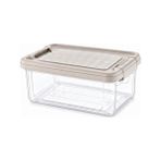 MarkEntegra Orret Home Kilitli Saklama Kabı Şeffaf Organizer Pp Plastik Gıda Saklama Kabı Kapaklı Sızdırmaz Buzdolabı Düzenleyici Istiflenebilir Çok Amaçlı Saklama Kutusu (2,5 Litre)