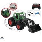 MarkEntegra Oyuncak 2.4ghz Uzaktan Kumandalı 1:24 Ölçek Şarjlı Rc Traktör Forklift Aparatlı - Oyuncak Kepçe Traktör (Kepçe Aparatlı)
