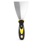 MarkEntegra Paslanmaz Çelik Inşaat Spatulası, 75 mm Genişlikte Plastik Sap ile