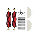 MarkEntegra Robotyedek S5 Max, S6, S6PURE, S6MAXNAN Siyah Uyumlu Yedek Fırça Hepa Filtre Mop Seti-10 Parça, Robotyedek, RENK20