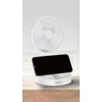MarkEntegra Şarjlı Katlanabilir Mini Fan, Masa Üstü Vantilatör, Sessiz Çalışma