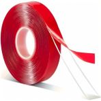 MarkEntegra Şeffaf Silikonlu Çift Taraflı Montaj Bandı – 10MM x 5 Metre | Süper Güçlü, Su Geçirmez, Akrilik Yapışkan Bant – Iz Bırakmaz, Yeniden Kullanılabilir