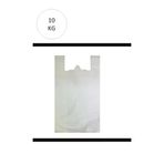 markentegra TEDA623987272514 Herşeytrend Beyaz Atlet Poşet Mini Boy 20X34 Cm Takriben 2.350 Adet 10 Kg
