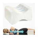 MarkEntegra Visco Ortopedik Bacak Arası Yastığı – Hamileler Için Destek Minderi | Bel, Bacak ve Kalça Ağrısı Için Uyku Yastığı | Yıkanabilir Kılıflı Ergonomik Diz Arası Yastık