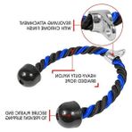 MarkEntegra YES4ALL Üniseks Kablo Bağlantısı Combo Çift D Kolu Kauçuk Lat Makine Ataşmanı Triceps Halatı Düz döner Bar V Şekli Bar Kablo Ek Kablo Ev Spor Salonu Için Makine Aksesuarları