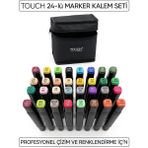 Marker Kalem Touch Marka 24'lü Set