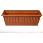 Marketonya 2 'li Hak Plastik No2 Balkon Saksısı 9,5 Litre 17X18X50 Cm. Saksı - 2 Adet - 17*18*50 cm
