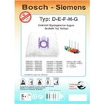 Marketto Bosch Siemens Typ G Tipi Toz Torbası Bez 5 Adet A++ Kalite - 1 Adet