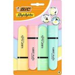Marking Flat Higlighter Pastel Fosforlu Kalem 4'lü Blister, 4 Pastel Renk (Sarı, Mavi, Pembe, Yeş - Standart