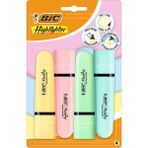 Marking Flat Higlighter Pastel Fosforlu Kalem 4'lü Blister, 4 Pastel Renk (Sarı, Mavi, Pembe, Yeşil), Su Bazlı, Hızlı Kuruyan Mürekkep