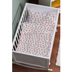 Markkombin Organik Anne Yanı Nevresim Takımı (60x100) - Tatlı Çilek Bahçesi 60 x 100