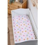 Markkombin Organik Bebek Boy Lastikli Çarşaf Seti - Bahar Dansı 60 x 120