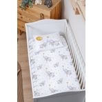 Markkombin Organik Bebek Boy Lastikli Çarşaf Seti - Hayalperest Fil 70 x 130
