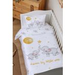 Markkombin Organik Bebek Boy Nevresim Takımı (100x150) - Hayalperest Fil 100 x 150