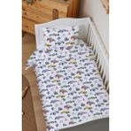 Markkombin Organik Bebek Boy Nevresim Takımı (100X150) - Hızlı ve Eğlenceli - 100 x 150 cm - Renkli
