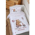 Markkombin Organik Bebek Boy Nevresim Takımı (100x150) - Minik Gezgin 100 x 150