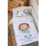 Markkombin Organik Bebek Boy Nevresim Takımı (100x150) - Şampiyon Minik Aslan 100 x 150