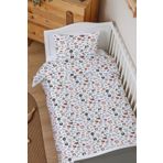Markkombin Organik Çarşaflı Bebek Nevresim Takımı (100x150) - Eğlenceli Kelimeler 100 x 150