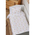Markkombin Organik Çarşaflı Bebek Nevresim Takımı (100X150) - Limon Çiçeği - 100 x 150 cm - Renkli
