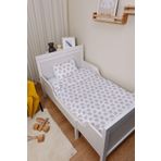 Markkombin Organik Çarşaflı Park Yatak Nevresim Takımı (80x120) - Mavi Şapkalı Ayıcık 80 x 120