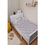 Markkombin Organik Çarşaflı Park Yatak Nevresim Takımı (80x120) - Uzayda Ayı 80 x 120