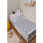 Markkombin Organik Park Yatak Nevresim Takımı (80x120) - Sevimli Bambu Dostu Panda 80 x 120