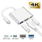 Markofist MF-AVC60 USB 3.0 Type-C To HDMI USB Type-C (Pd) Multiport Çevirici