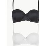 Marks & Spencer 2'li Multiway Straplez Sütyen Seti - 32C - Beyaz