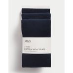Marks & Spencer 3'lü Freshfeet:trade_mark: Külotlu Çorap Seti (2-16 Yaş) - Lacivert - 5 - 6 Yaş