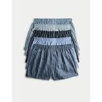 Marks & Spencer 5’li Saf Pamuk Boxer - Mavi - 2XL