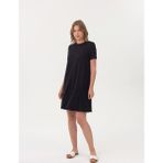 Marks & Spencer Kısa Kollu Mini Örme Elbise - 36/REG - Siyah
