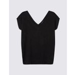 Marks & Spencer Kısa Kollu V Yaka Kadın Bluz