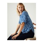 Marks & Spencer Regular Fit Kısa Kollu Bluz