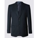 Marks & Spencer Regular Fit Lacivert Erkek Ceket