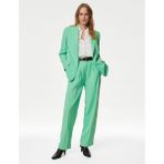 Marks & Spencer Relaxed Blazer Yeşil Kadın Ceket