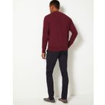 Marks & Spencer Saf Pamuklu Yuvarlak Yaka Erkek Sweatshirt