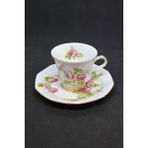 Marktleuthen Bavaria Vintage Porselen Çay/kahve Fincanı 2 Parça 150 ml - 1 Adet - Turuncu
