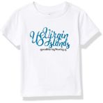 Marky G Apparel Erkek Çocuk Baskılı ABD Adaları Grafik Pamuklu Jarse Tişört, White,