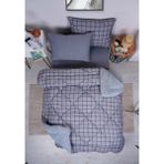 Marla Home Premium Welsoft Pamuklu Tek Kişilik Uyku Seti 155 x 215 cm Gri Geometrik Desen