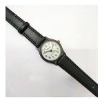 Marlas Retro Kadın Saati, Vintage Tasarım, Klasik, Siyah Kasa Rengi, Minimal Tasarım, Siyah Kayış Kordon, Beyaz Kadran